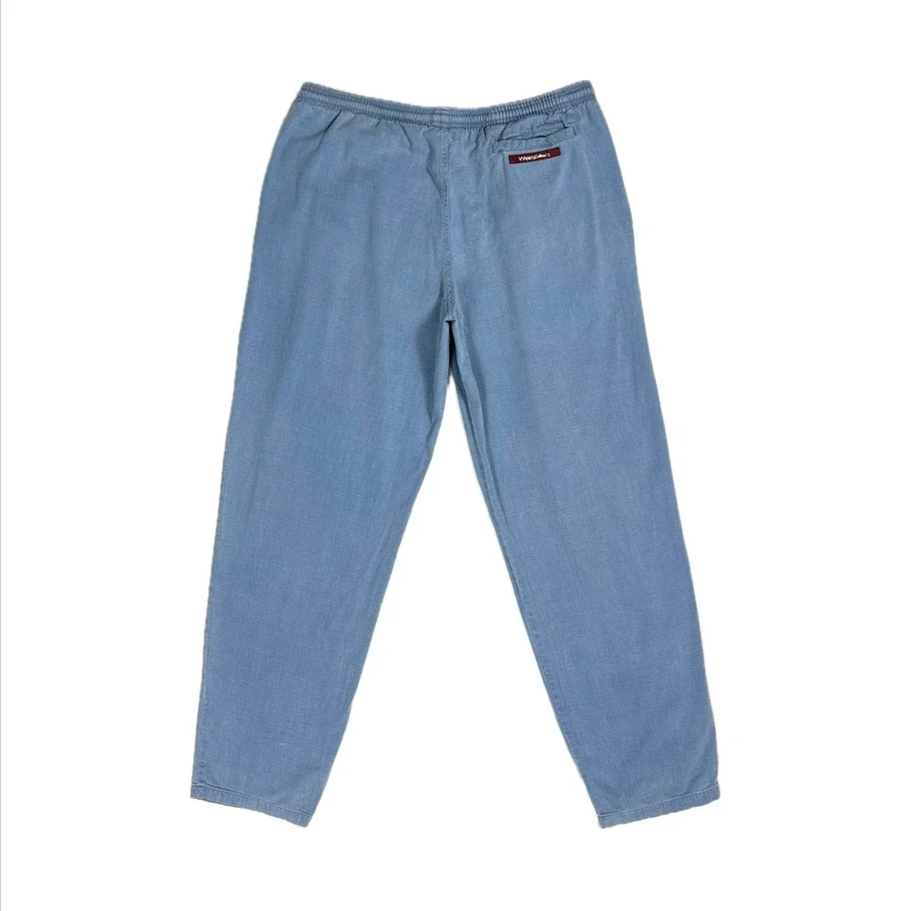 Vintage 90s Mossimo Made in USA blue pleated loose fit sweatpants men large